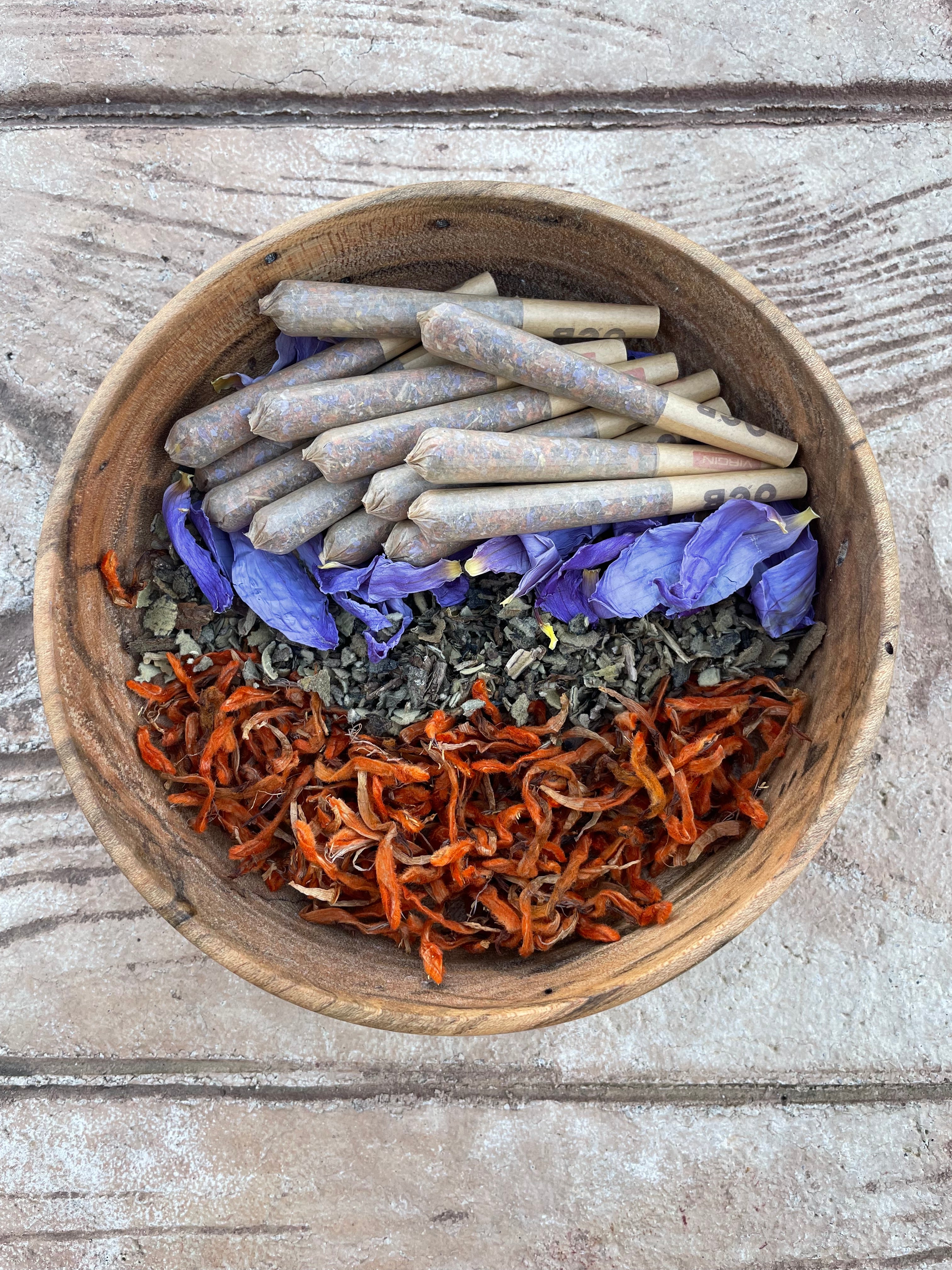Organic Blue Dagga™ 50/50 Herbal Blend Blue Lotus & Klip Organic Blue Dagga™ 50/50 Herbal Blend Blue Lotus & Klip