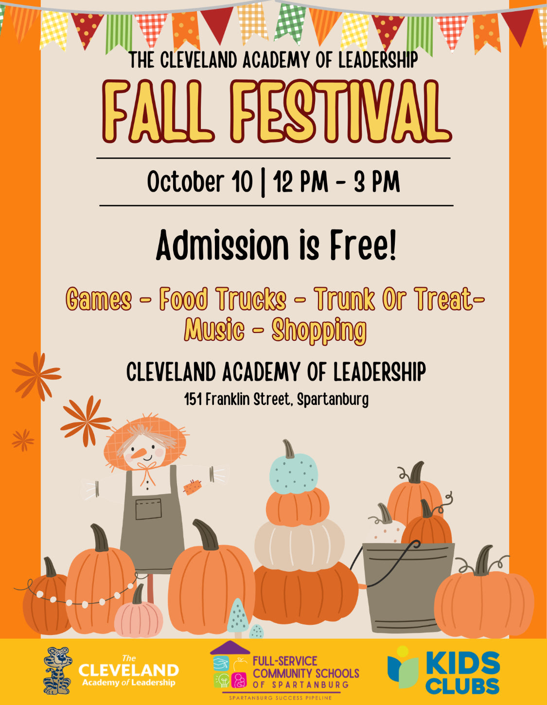 cleveland academy of leadership's fall festival 2026