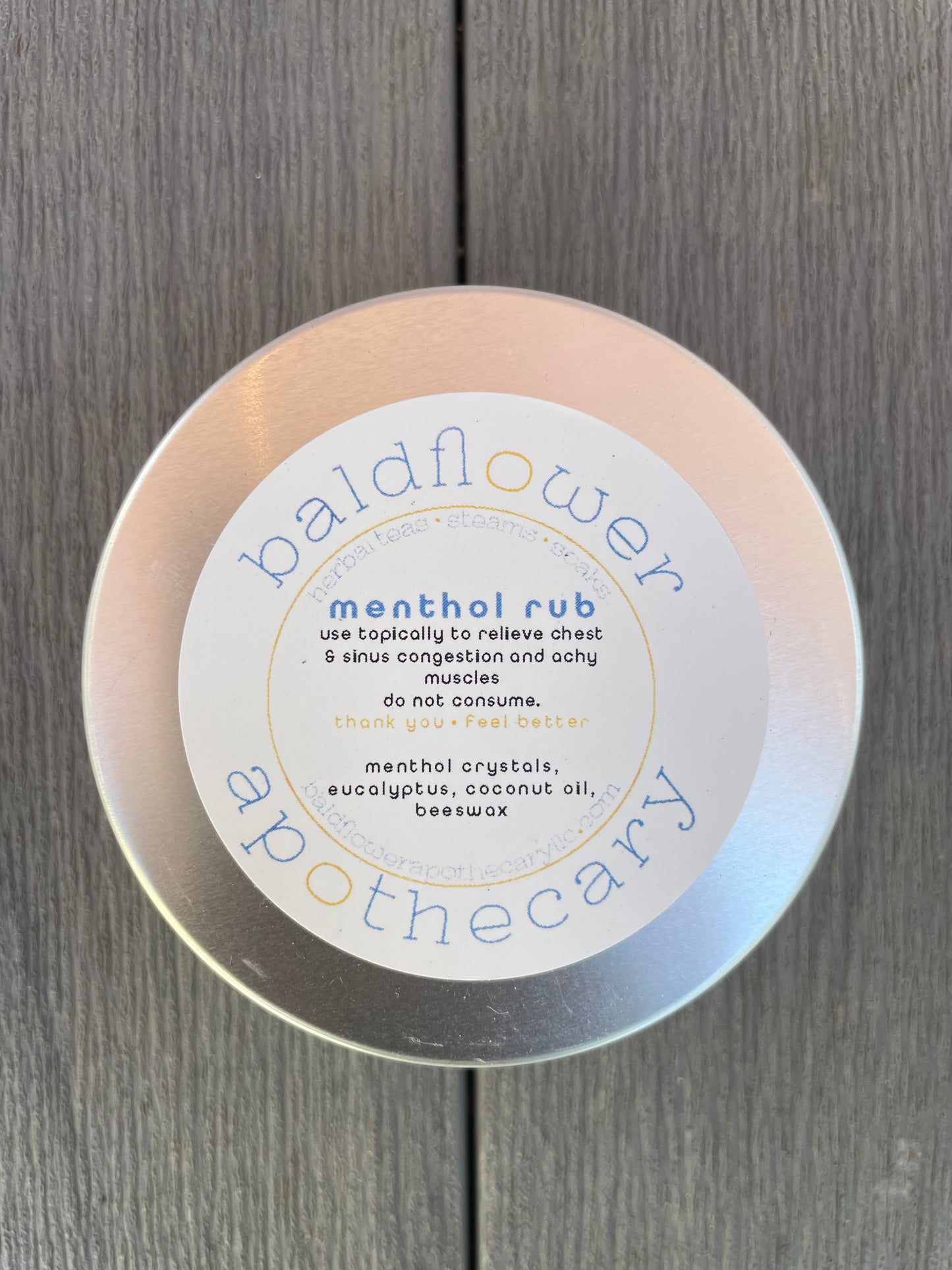 menthol rub