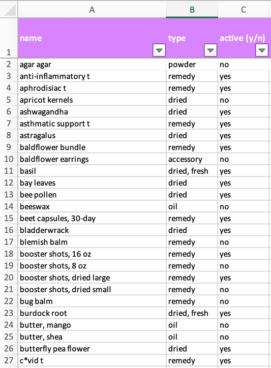 workshops: excel tips & tricks